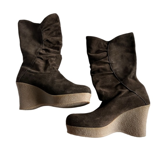 MAXINE OF CANADA WATERPROOF SUEDE BOOTS NEW - Picture 2 of 7